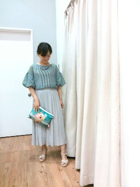 「INCEDE（インシード）のアイテム」を使った、NaNaさん（レディース・149cm）の夏コーディネート