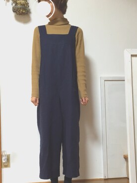 「A part by（アパートバイ）のアイテム（オールインワン・サロペット）」を使った、mimimiさん（レディース・158cm）の春コーディネート