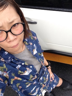 「GITMAN BROS.（ギットマンブラザーズ）のアイテム（ワンピース/ドレス）」を使った、mojaicoさん（レディース・159cm）の秋コーディネート