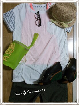 ☆mini★さん（レディース・156cm）の夏コーディネート
