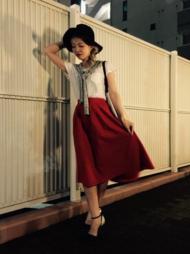 「CHANSHIE」｜SHIOさん（レディース・154cm）の夏コーディネート