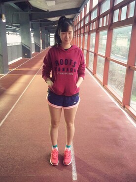 「アイテム（ジャージ）」を使った、fangyuさん（レディース・170cm・20代）の冬コーディネート