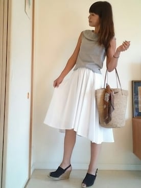 akaneさん（レディース・165cm）の夏コーディネート