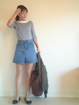 「JOURNAL STANDARD relume（ジャーナルスタンダード　レリューム）のアイテム（MA-1）」を使った、akaneさん（レディース・165cm）の秋コーディネート