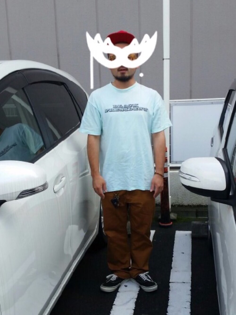 「Supreme のアイテム（Tシャツ/カットソー、グリーン系）」を使った、Atsushi さん（メンズ・164cm）の冬コーディネートの1枚目の写真