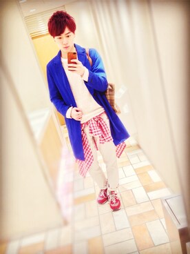 なるたくさん（メンズ・178cm）の春コーディネート