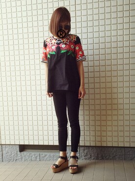 「aliceMcCALL（アリスマッコール）のアイテム」を使った、ruriさん（レディース・160cm）の春コーディネート