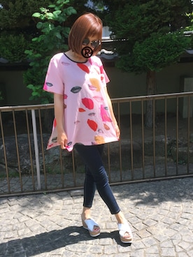 「aliceMcCALL（アリスマッコール）のアイテム」を使った、ruriさん（レディース・160cm）の春コーディネート