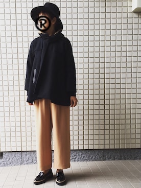 「rag & bone（ラグアンドボーン）のアイテム（帽子）」を使った、ruriさん（レディース・160cm）の冬コーディネート