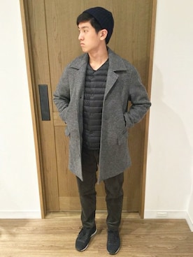 「SHIPS Days（シップスデイズ）のアイテム（ジャケット/アウター）」を使った、川口さん（メンズ・170cm）の秋コーディネート