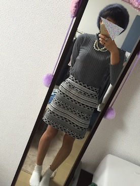 「tiptop（ティップトップ）のアイテム（帽子）」を使った、よこたさん。さん（レディース・158cm）の秋コーディネート