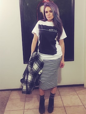 「H&M（エイチ・アンド・エム）のアイテム（ブーティ）」を使った、Judith さん（レディース・160cm）の秋コーディネート