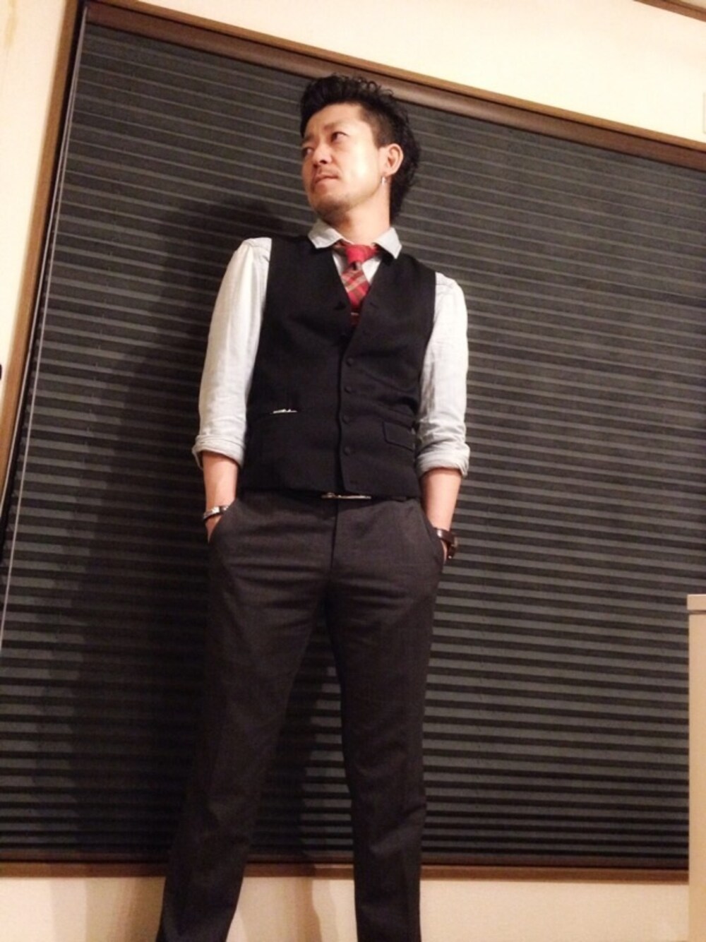 REATS TAILOR ZAZOUS 黒 スーツ 上下セット 36 40 REATS TAILOR ZAZOUSのフォーマルスーツ/小物を使った人気