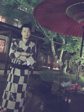 「リフレッシュ」｜モコ太郎さん（メンズ・173cm）の夏コーディネート