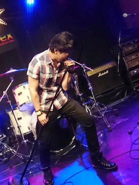 「Marshall（マーシャル）のアイテム（その他）」を使った、モコ太郎さん（メンズ・173cm）の冬コーディネート