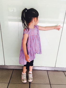 「アイテム（シューズ）」を使った、siaさん（キッズ・100cm）の夏コーディネート