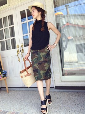 miisuuzuukiiさん(レディース・161cm)の夏コーディネート