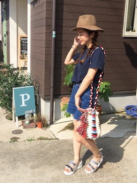 miisuuzuukiiさん(レディース・161cm)の夏コーディネート