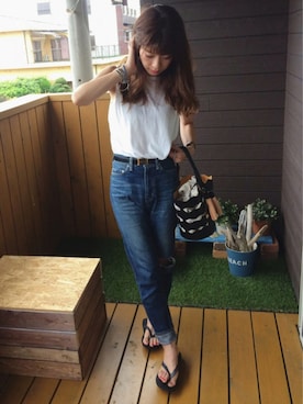 miisuuzuukiiさん(レディース・161cm)の夏コーディネート