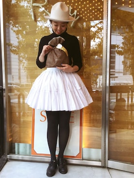 Aileenさん（レディース・159cm）の冬コーディネート