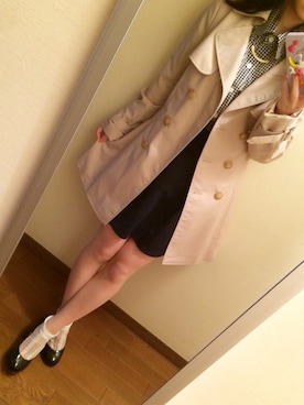 「PATTERN・fiona （パターンフィオナ）のアイテム（ジャケット/アウター）」を使った、ともちゅんさん（レディース・153cm）の春コーディネート