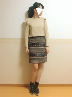 𝕎‌*☻さん（レディース・166cm）の秋コーディネート