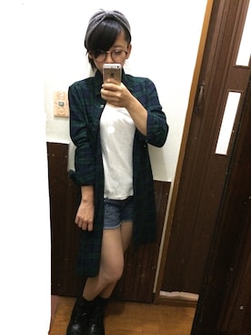 「アイテム（バングル/リストバンド）」を使った、月宮新作あげましたさん（レディース・147cm・10代）の秋コーディネート