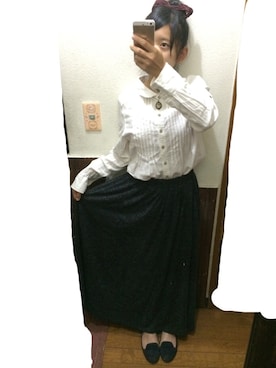 「ANOTHER BRANCH（アナザーブランチ）のアイテム（スカート）」を使った、月宮新作あげましたさん（レディース・147cm）の秋コーディネート