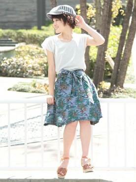 なべちゃんさん（レディース・156cm）の春コーディネート