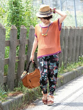 なべちゃんさん(レディース・156cm)の春コーディネート