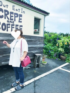 「ハイネックトップス」｜A8Pさん（レディース・156cm）の秋コーディネート