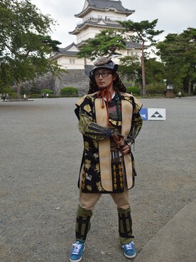 「城」｜ちーばくんさん（メンズ・165cm）の秋コーディネート