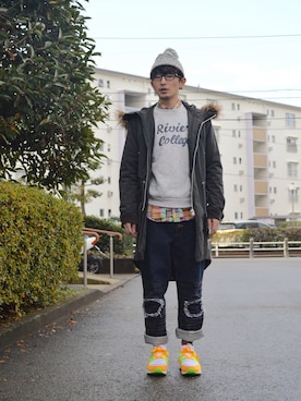 「Nemeth」｜「アイテム（ジャケット/アウター）」を使った、ちーばくんさん（メンズ・165cm）の冬コーディネート
