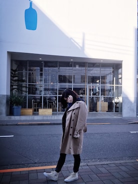 「blue bottle coffee」｜HitomIさん（レディース・161cm）の冬コーディネート