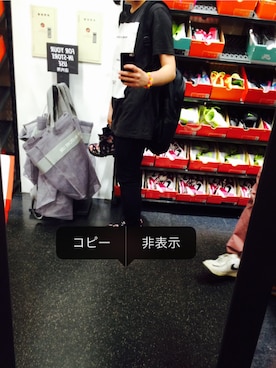 「NIKE(ナイキ)のアイテム(ショルダーバッグ)」を使った、リョウさん(レディース・156cm)の春コーディネート