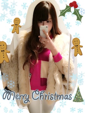 「ピンクニット」｜mmpさん（レディース・163cm）の冬コーディネート