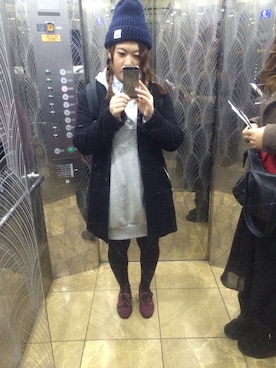 maru☺︎さん（レディース・152cm）の冬コーディネート