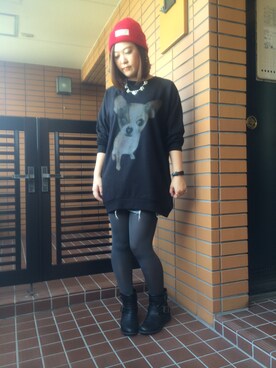 「イメチェン」｜「アイテム（その他）」を使った、maru☺︎さん（レディース・152cm）の秋コーディネート