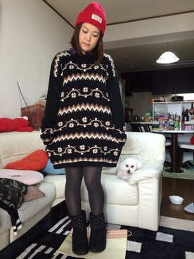 ワンピースを使った ムートンブーツ の人気ファッションコーディネート Wear