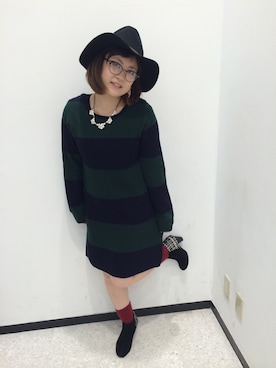 「まいフェス 6」｜maru☺︎さん（レディース・152cm）の冬コーディネート