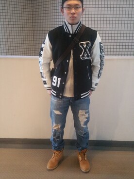 智幸 さん（メンズ・176cm）の冬コーディネート