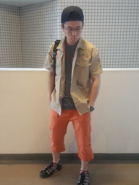 「お出かけスタイル」｜智幸 さん（メンズ・176cm）の夏コーディネート