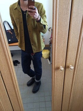 「アー・ペー・セー(A.P.C.)」｜慧さん（メンズ・175cm）の春コーディネート