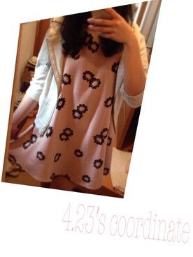 さっちゃん♩｡.:*さん（レディース・161cm）の春コーディネート
