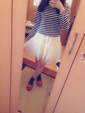 さっちゃん♩｡.:*さん（レディース・161cm）の春コーディネート