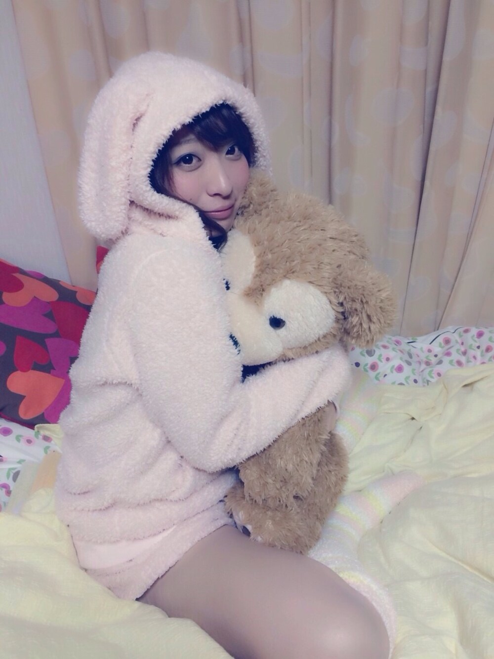 ピンク系のルームウェア/パジャマ、その他のその他、その他のその他を着用したレディースの冬コーディネートの1枚目の写真