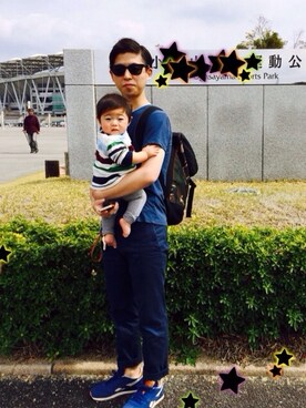 「H&M（エイチ・アンド・エム）のアイテム（Tシャツ/カットソー、その他）」を使った、yuiさん（レディース・145cm）の春コーディネート