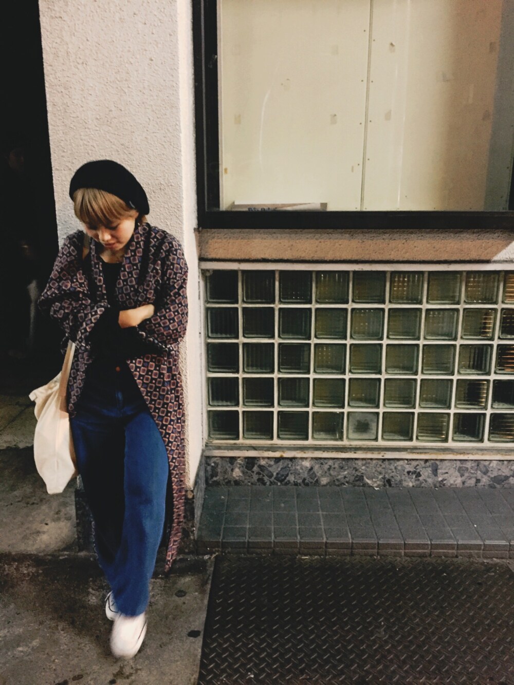 「秋のコーデ、ootd、デニムパンツ」｜「usedのアイテム（その他アウター、その他）」を使った、あいしゃんさん（レディース・153cm）の秋コーディネートの1枚目の写真