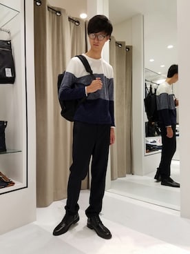 「ユニオンステーション」｜「アイテム（ブーツ）」を使った、コレクティブ アミュプラザ大分さん（メンズ・186cm）の秋コーディネート