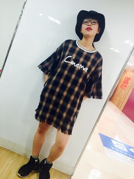 「AS KNOW AS」｜「アイテム（ワンピース/ドレス）」を使った、たんちゃん。さん（レディース・166cm）の夏コーディネート